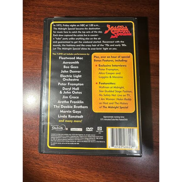 The Midnight Special DVD Set (6 Discs) RARE 1970's Music TV Show - Picture 2 of 2